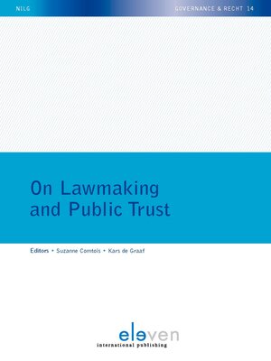 cover image of On Lawmaking and Public Trust